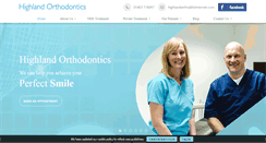 Desktop Screenshot of highlandorthodontics.co.uk